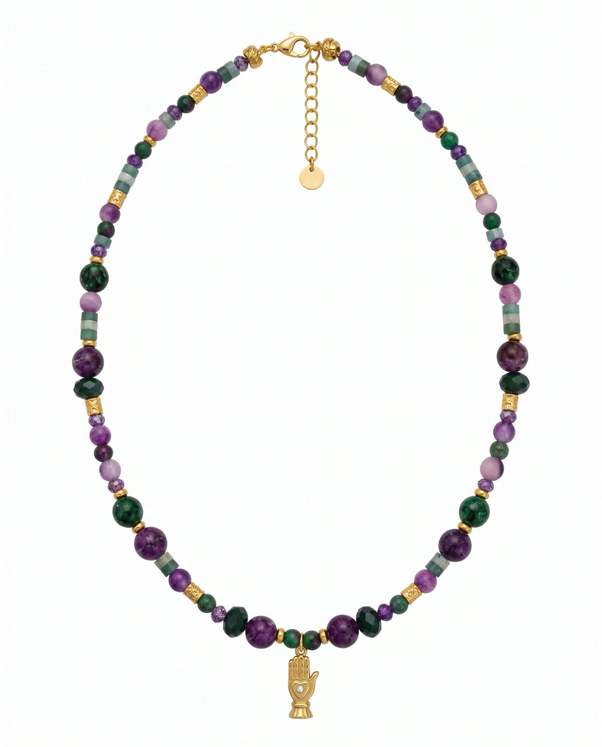 Collana Colorina Fiore di Giada