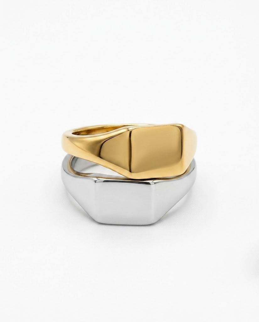 Anello Chevalier mini Quadratino