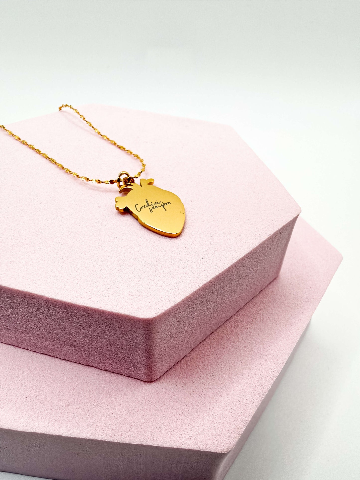 Collana Cuore Anatomico Personalizzabile