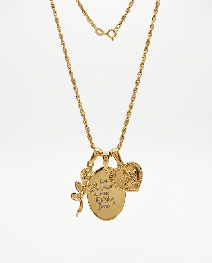 Collana Intreccio small Shine