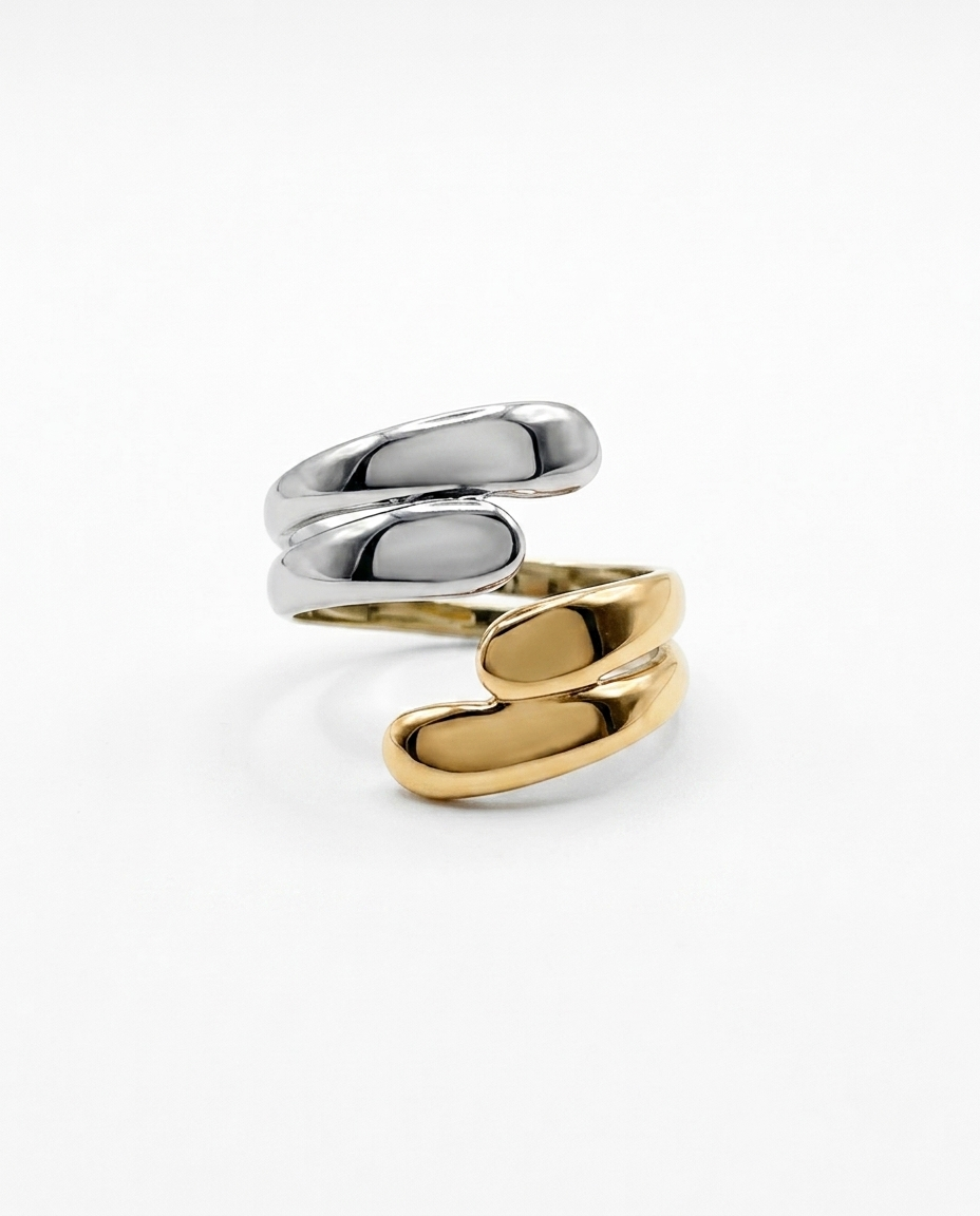 Anello Stringimi Bicolore