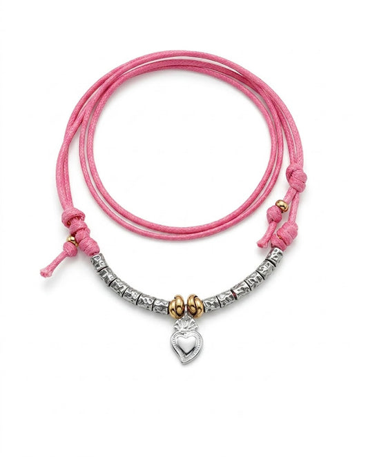 Collana Dadolina Fucsia