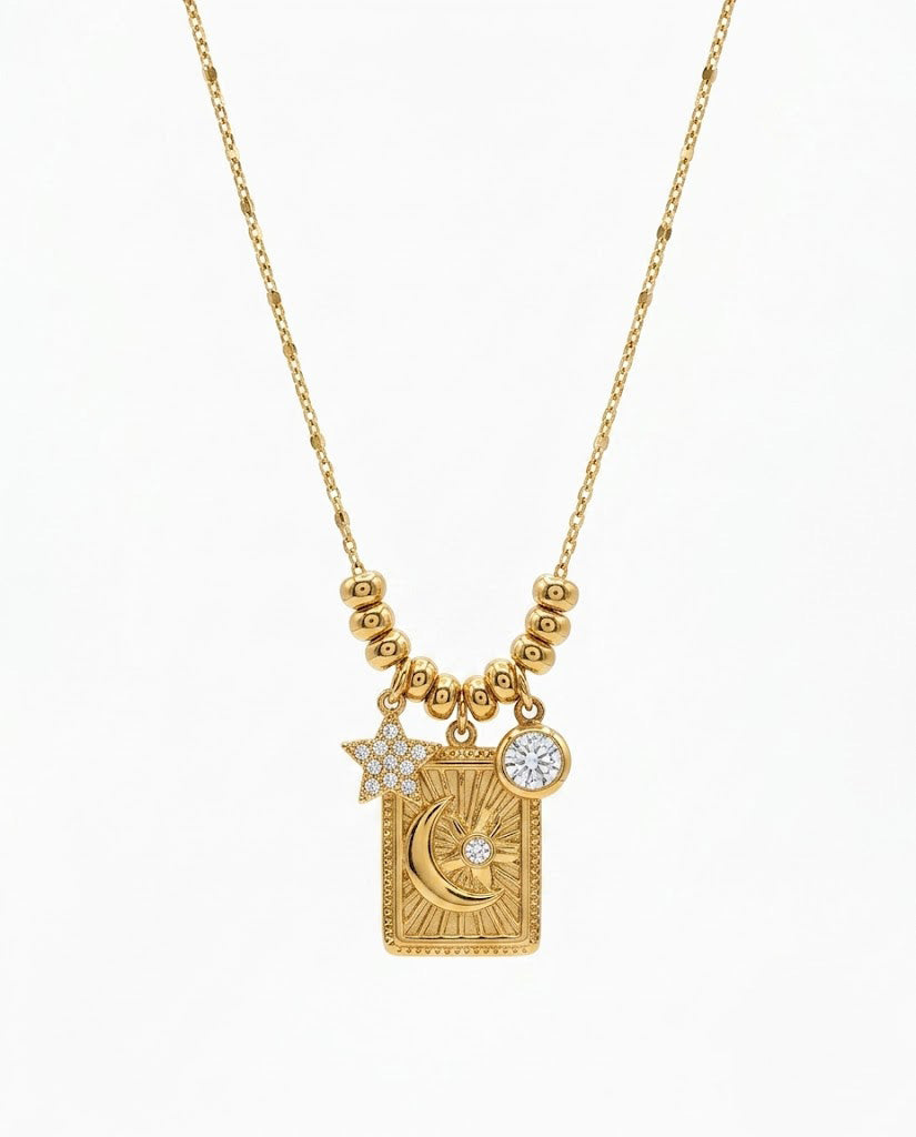 Collana Combinata Luna Stellare