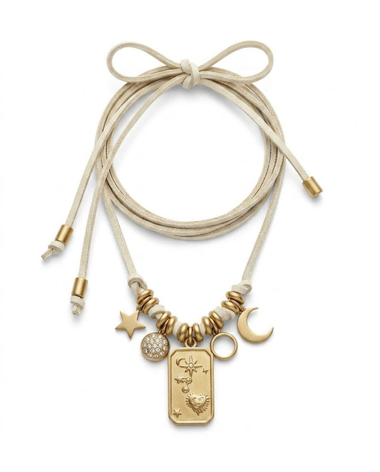 Choker Fiocco Astra Panna