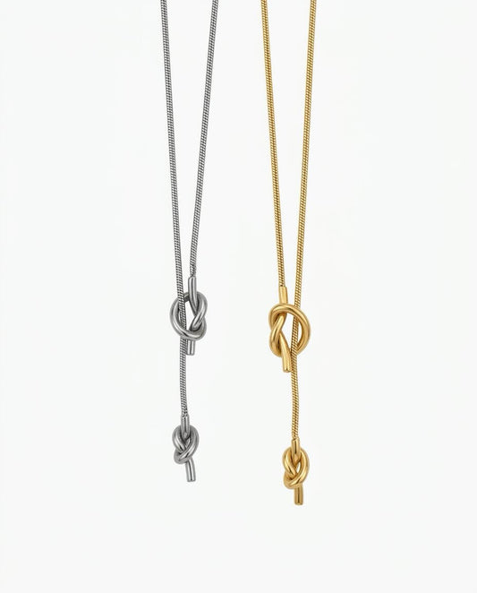 Collana Nodo D'Amore Cascata
