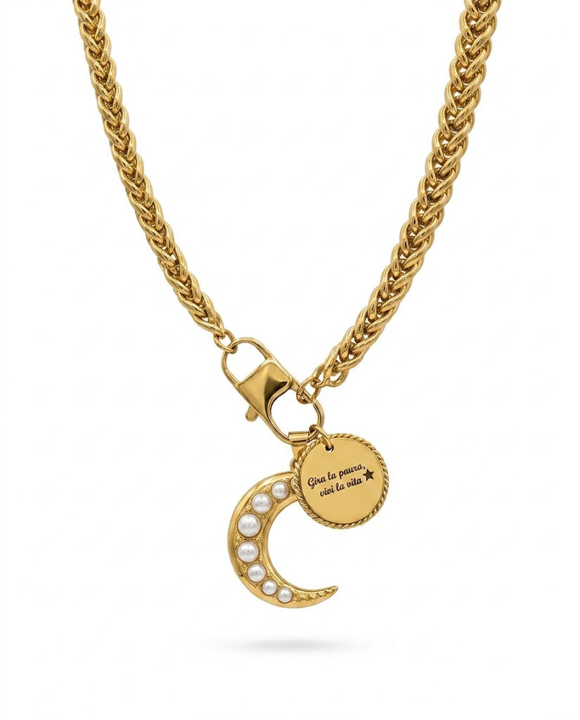 Collana Intreccio Luna magica