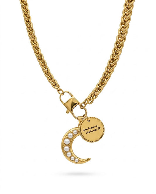 Collana Intreccio Luna magica