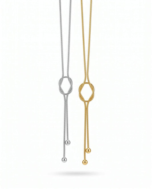 Collana Doppio Nodo D'Amore