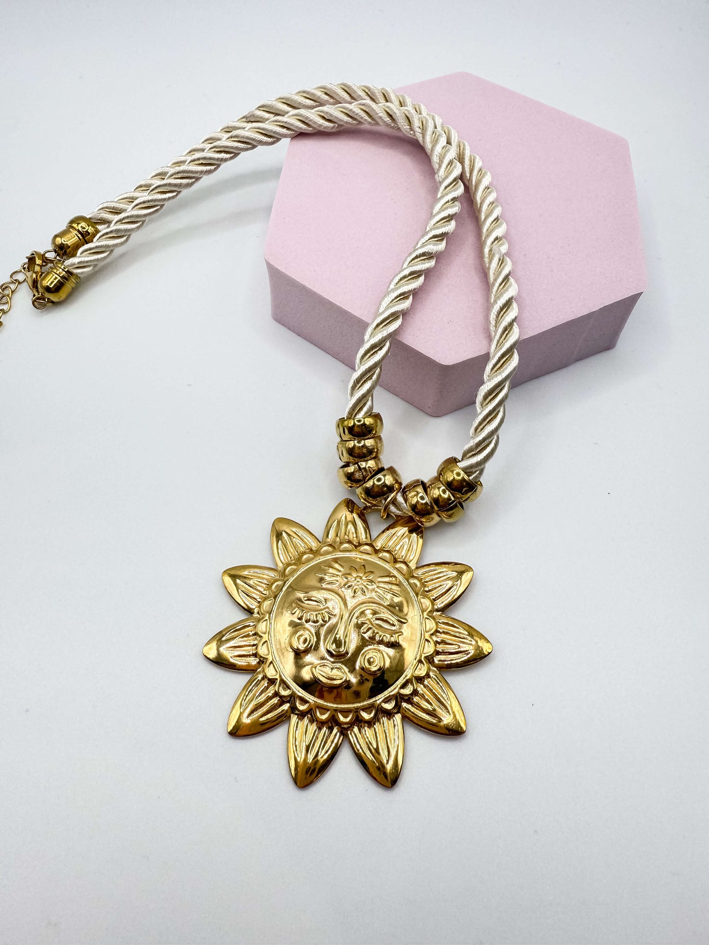 Collana Corda di Te Girasole