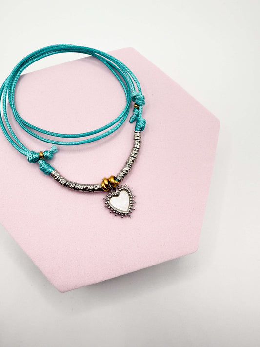 Collana Dadolina Teal
