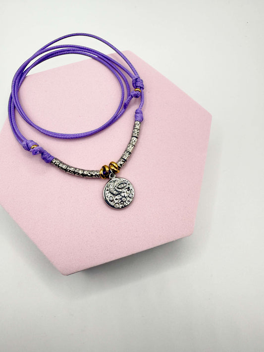 Collana Dadolina Viola