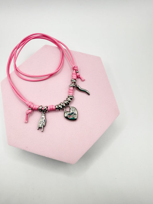 Collana Nodina Pink