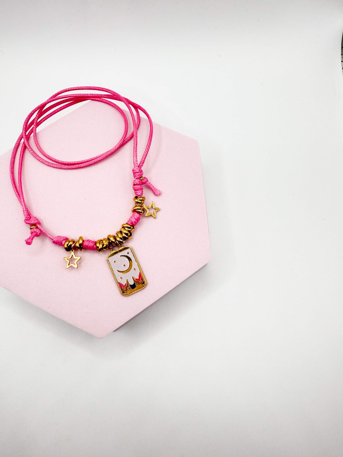 Collana Nodina Fucsia
