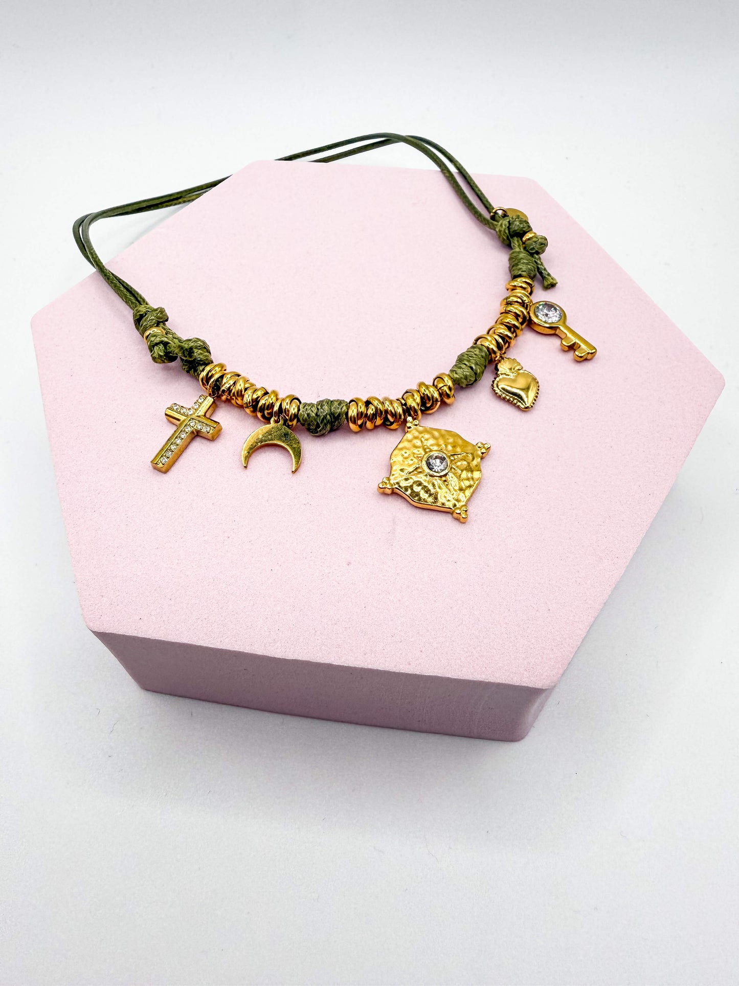 Collana Nodina Verde Militare