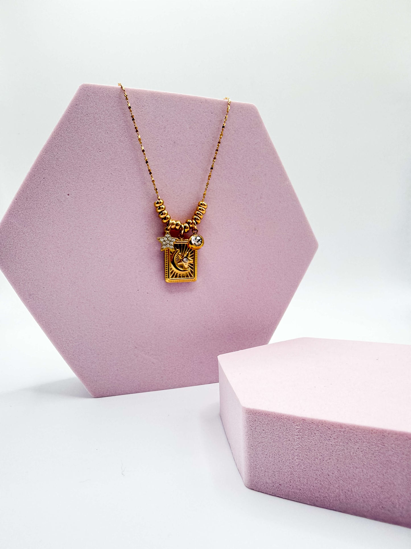 Collana Combinata Luna Stellare