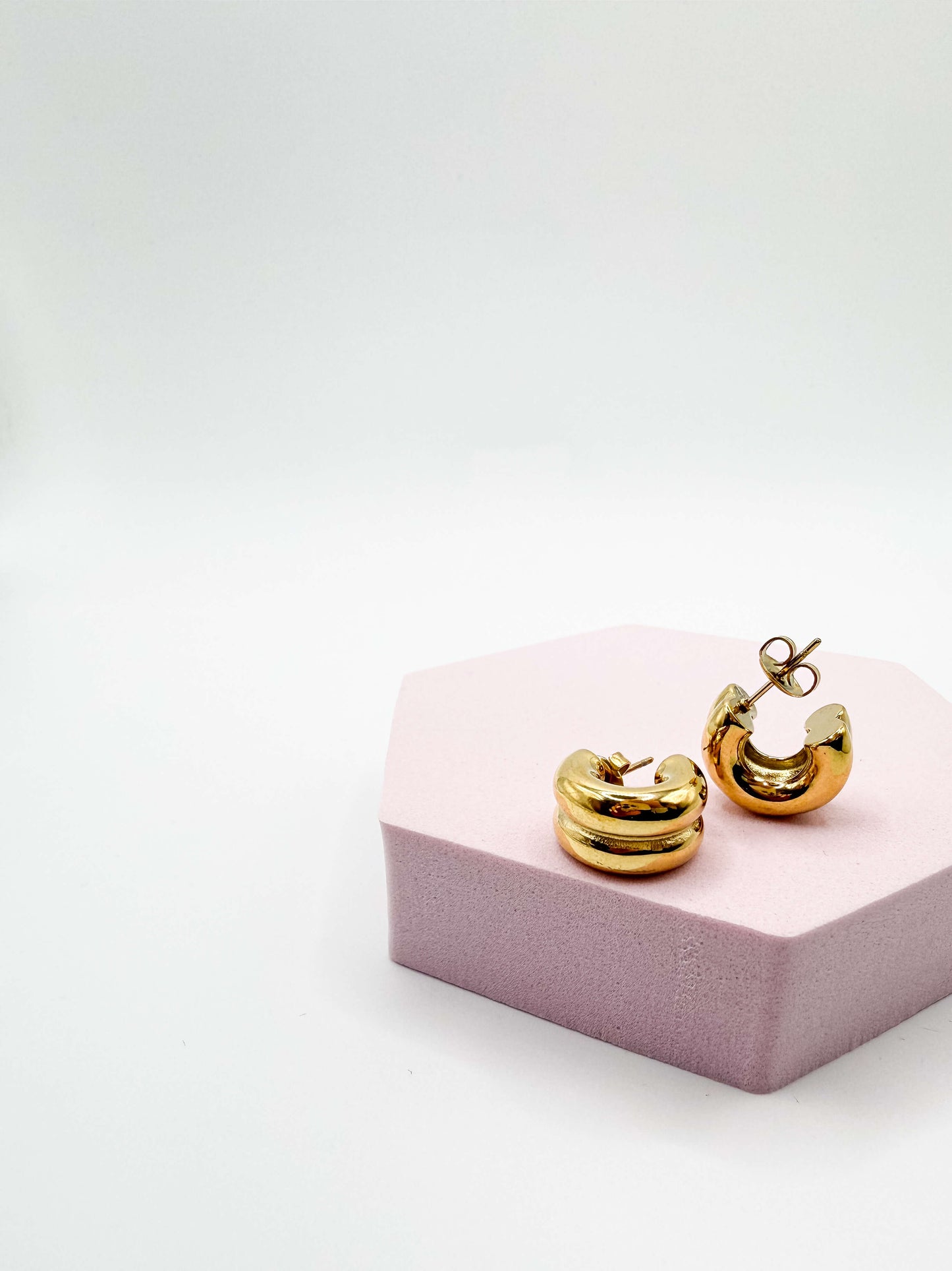 Orecchini Double Bold