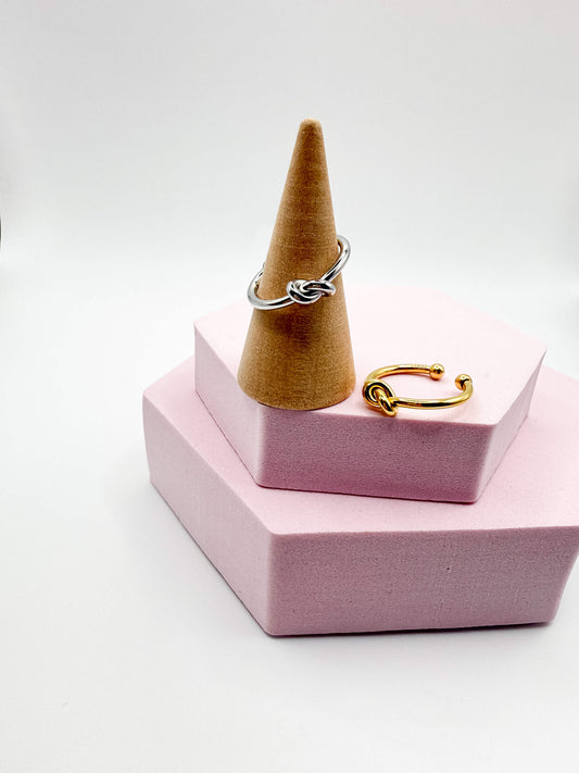 Anello Nodo D'amore minimal