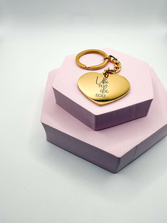 Portachiavi Cuore Personalizzabile