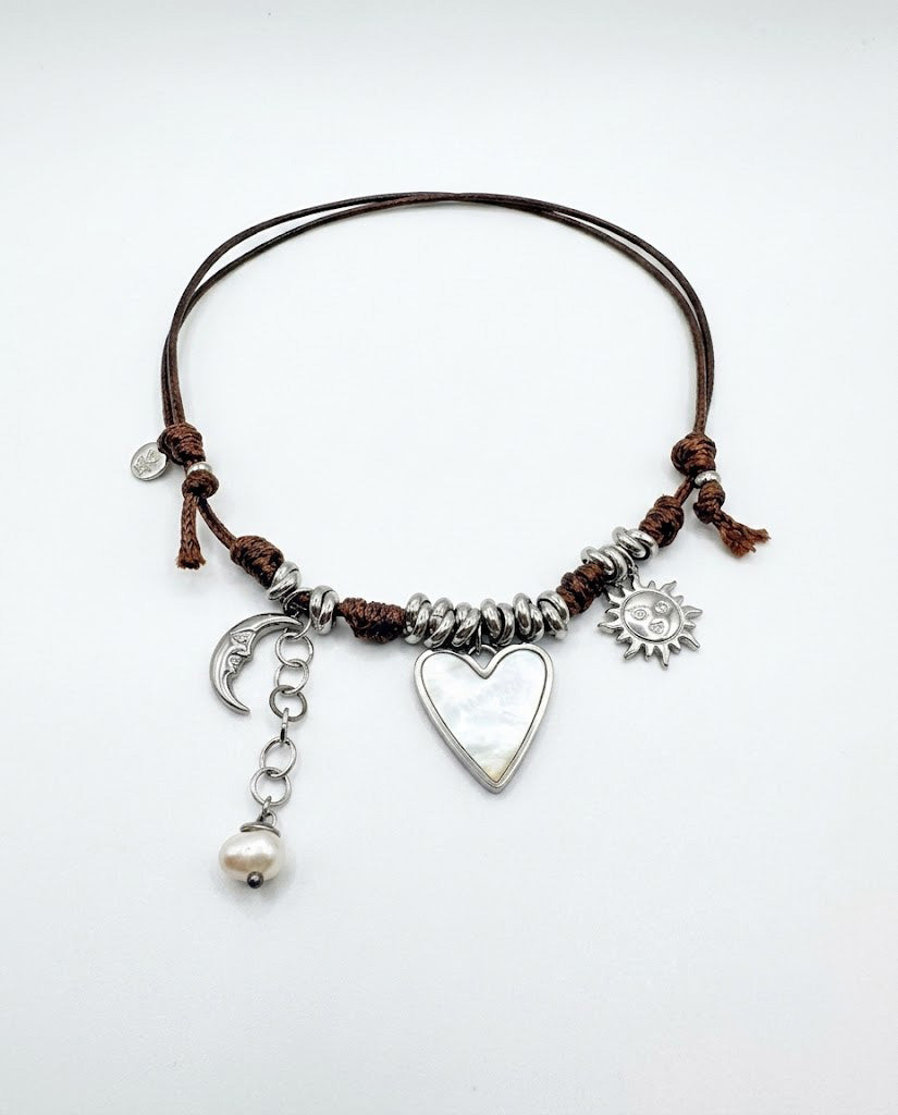 Collana Nodina Cioccolato