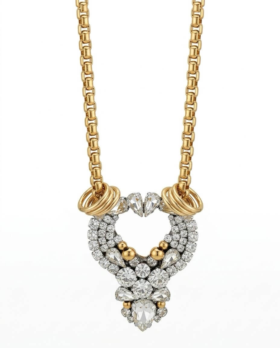 Collana Medaglione Ami