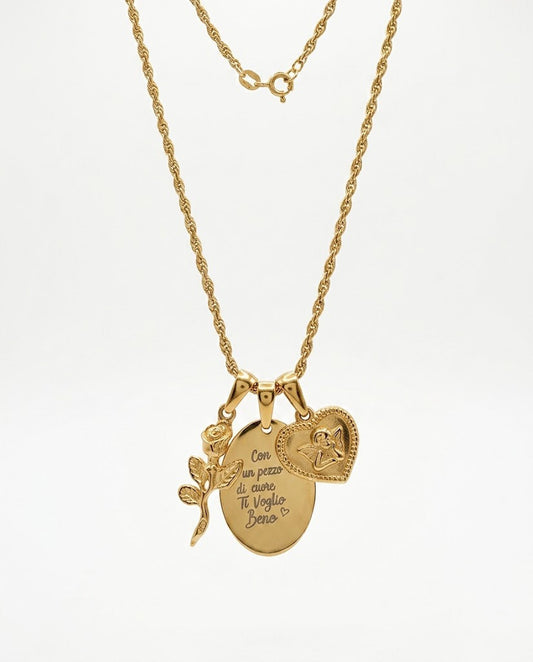 Collana Intreccio small Shine