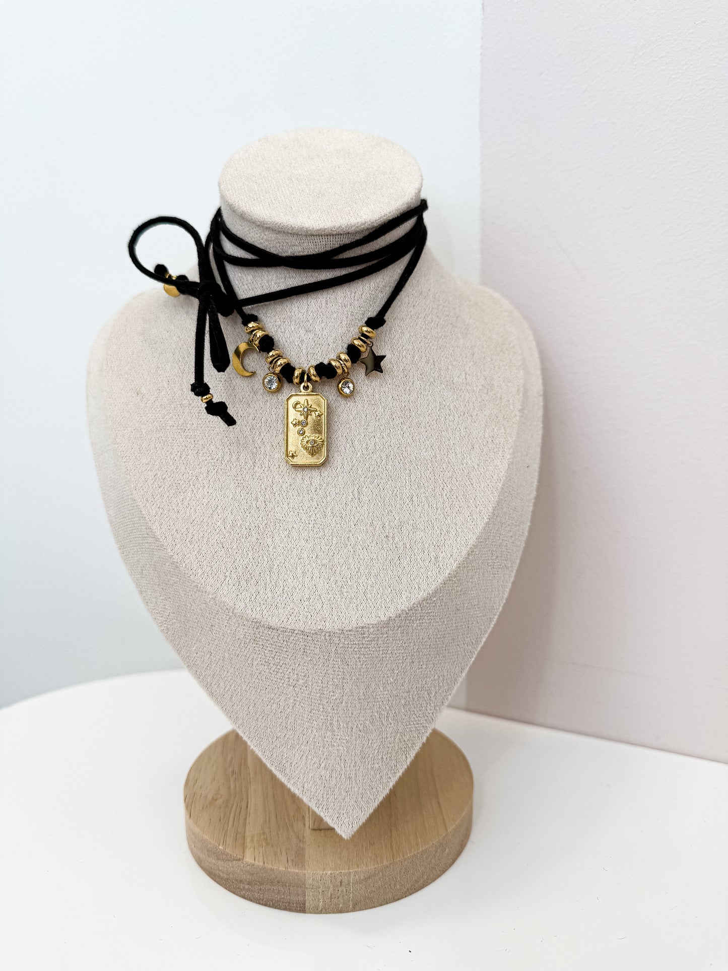 Choker Fiocco Astra Nero