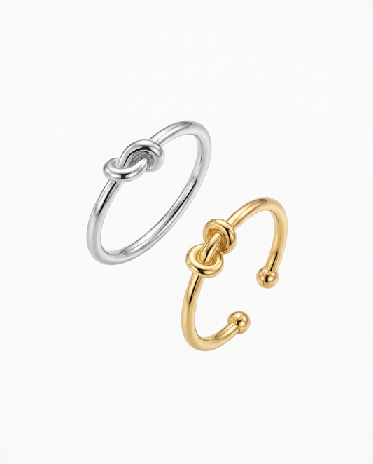 Anello Nodo D'amore minimal