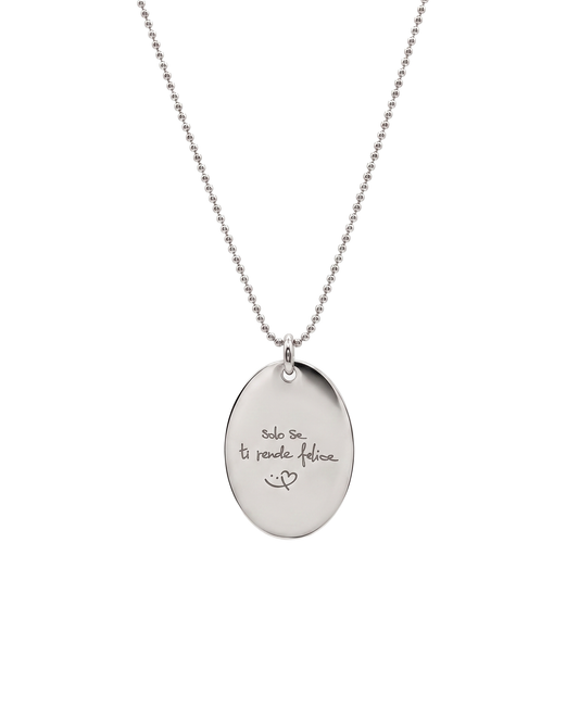 Collana Ovetto Big Personalizzabile